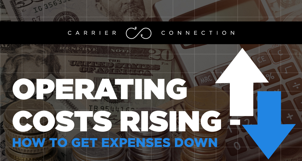 Carriers must seek novel solutions to reduce costs and maintain a healthy bottom line. Here is how to get costs down.